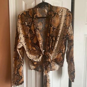 Fashionnova printed chic top